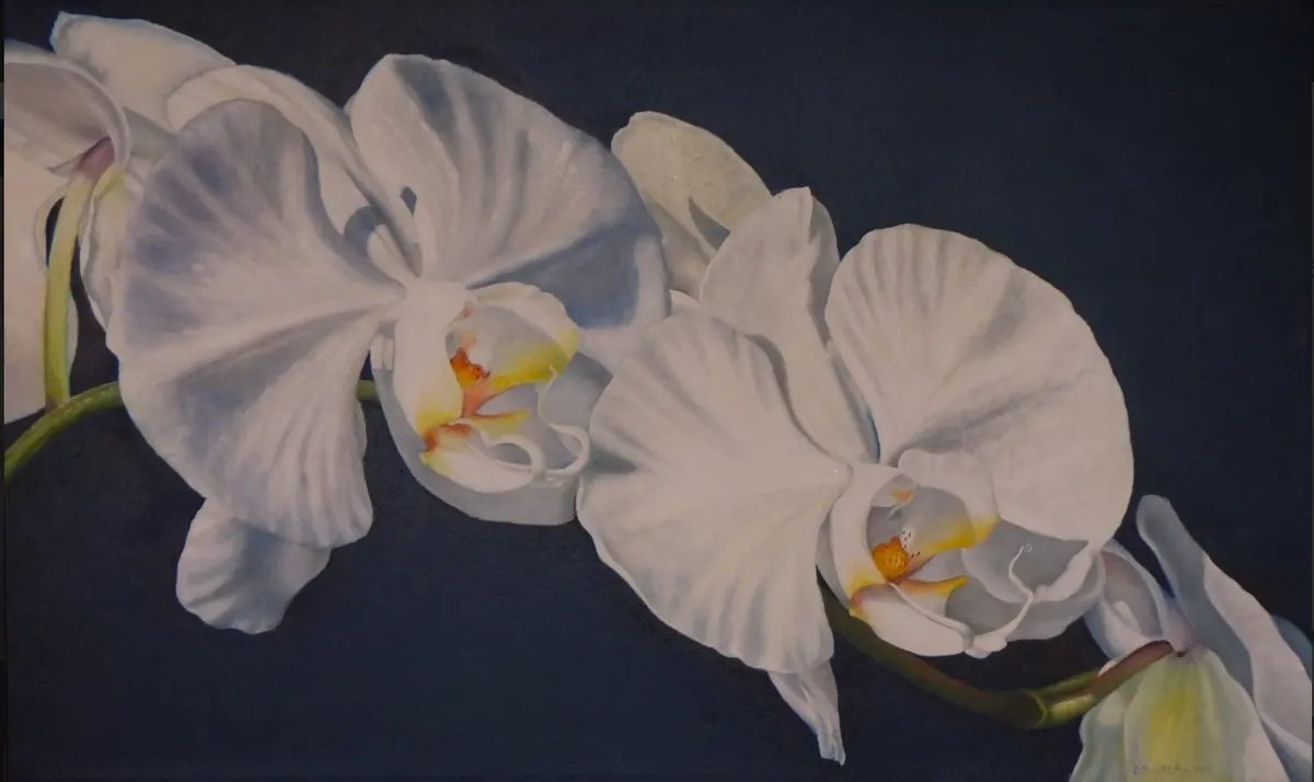Painting of Orchids