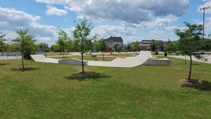 George Savage Park skateboarding facilities.