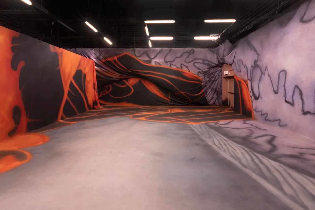 Inside Oakville Galleries at Centennial Square during Hugo Canoilas’s 2025-26 exhibition